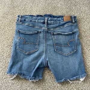 American Eagle High Waisted jean shorts